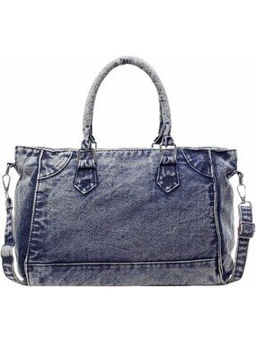 Stylish Women's Denim Tote Bag | Versatile Jean Handbag & Shoulder Purse